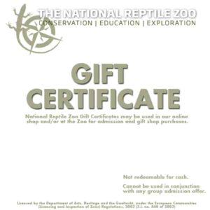 Gift / Admission Certificate